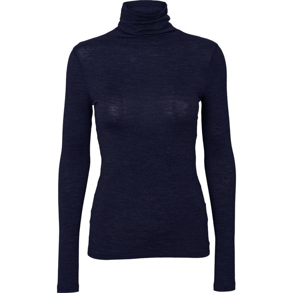 Basic Apparel Rinja T-Neck T-shirts 606 Sky Captain